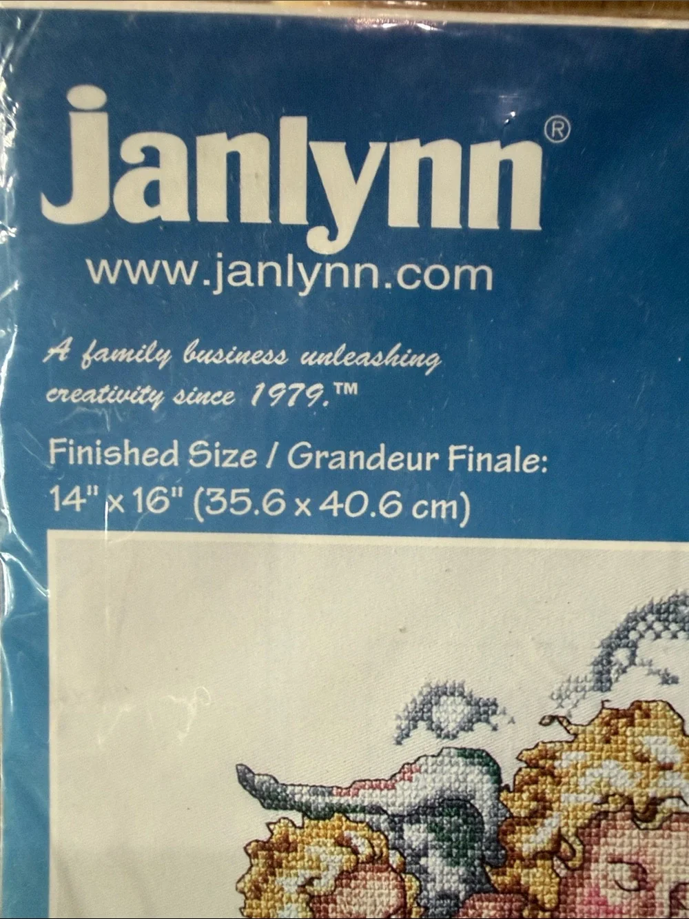 New Janlynn Morning Light Stamped Cross Stitch Wall Decor Kit- Bedtime Prayer